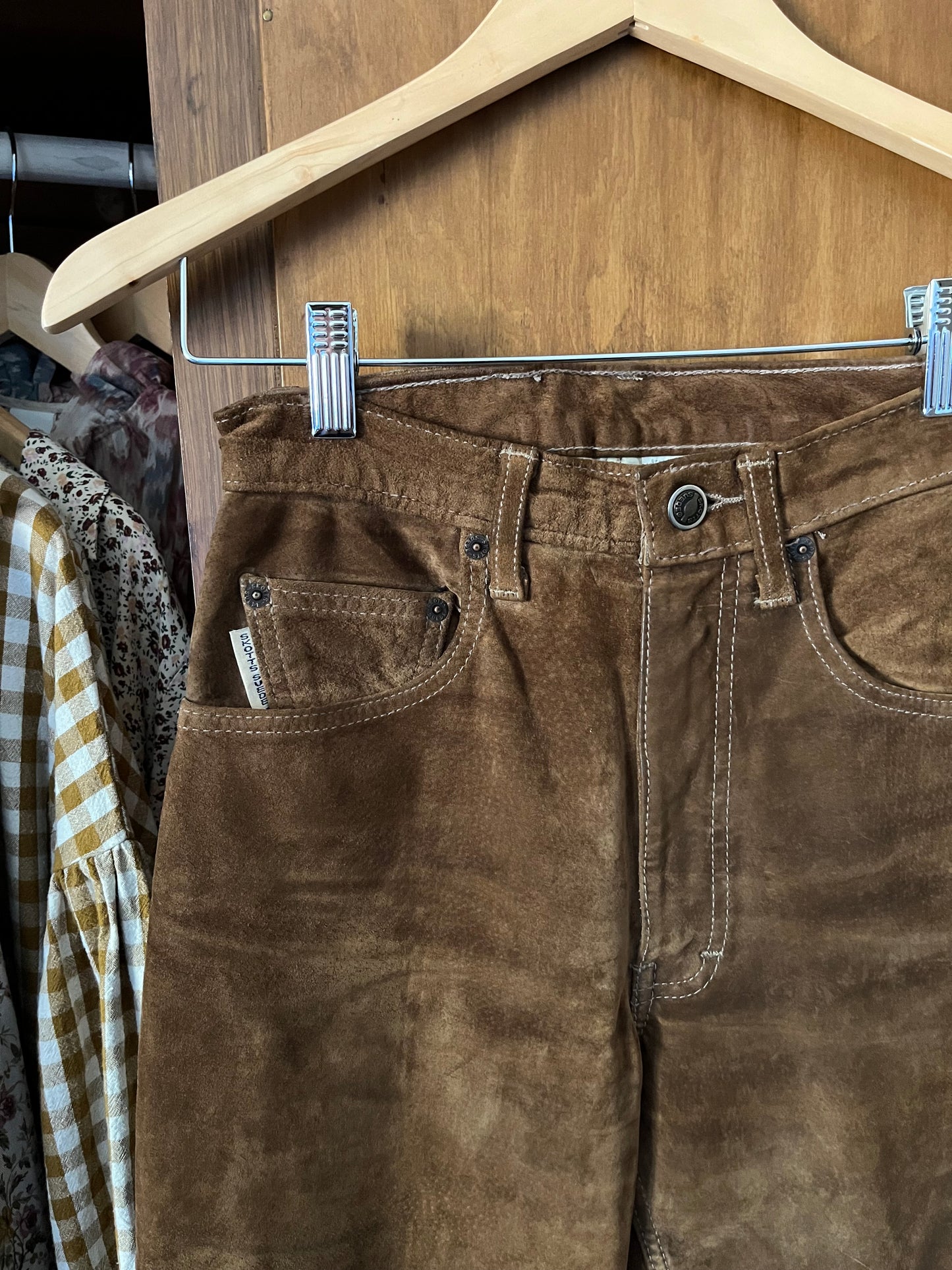 Pantalon en suède vintage (Xxs)