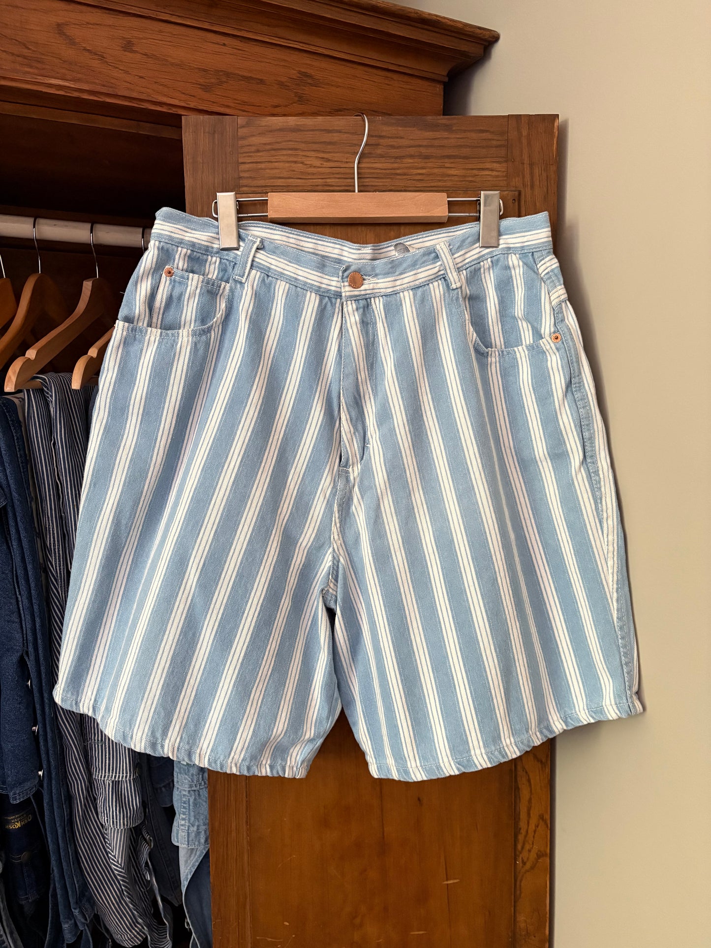 Short en denim lignée vintage (L/Xl)