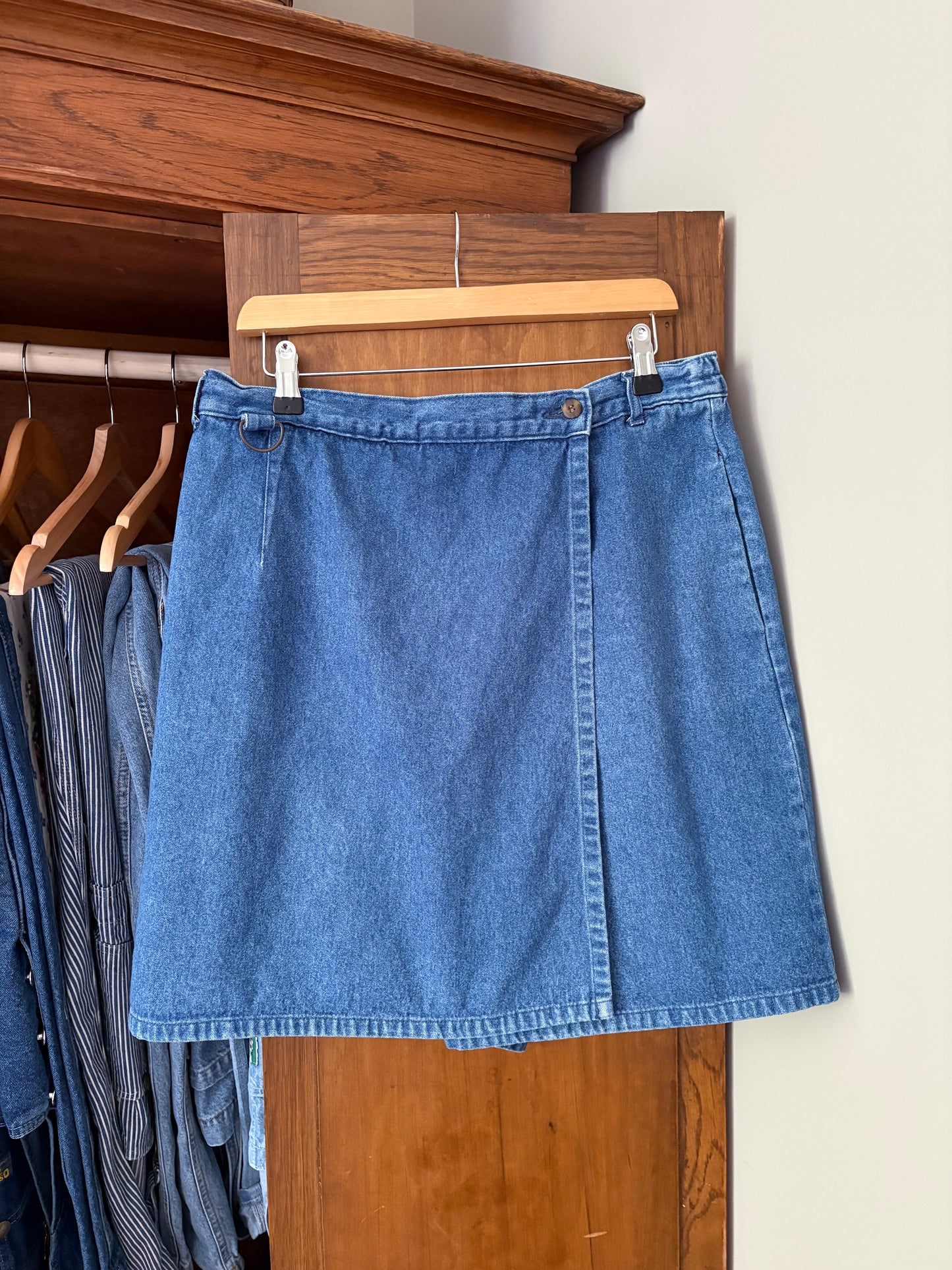 Jupe short en denim (Large)