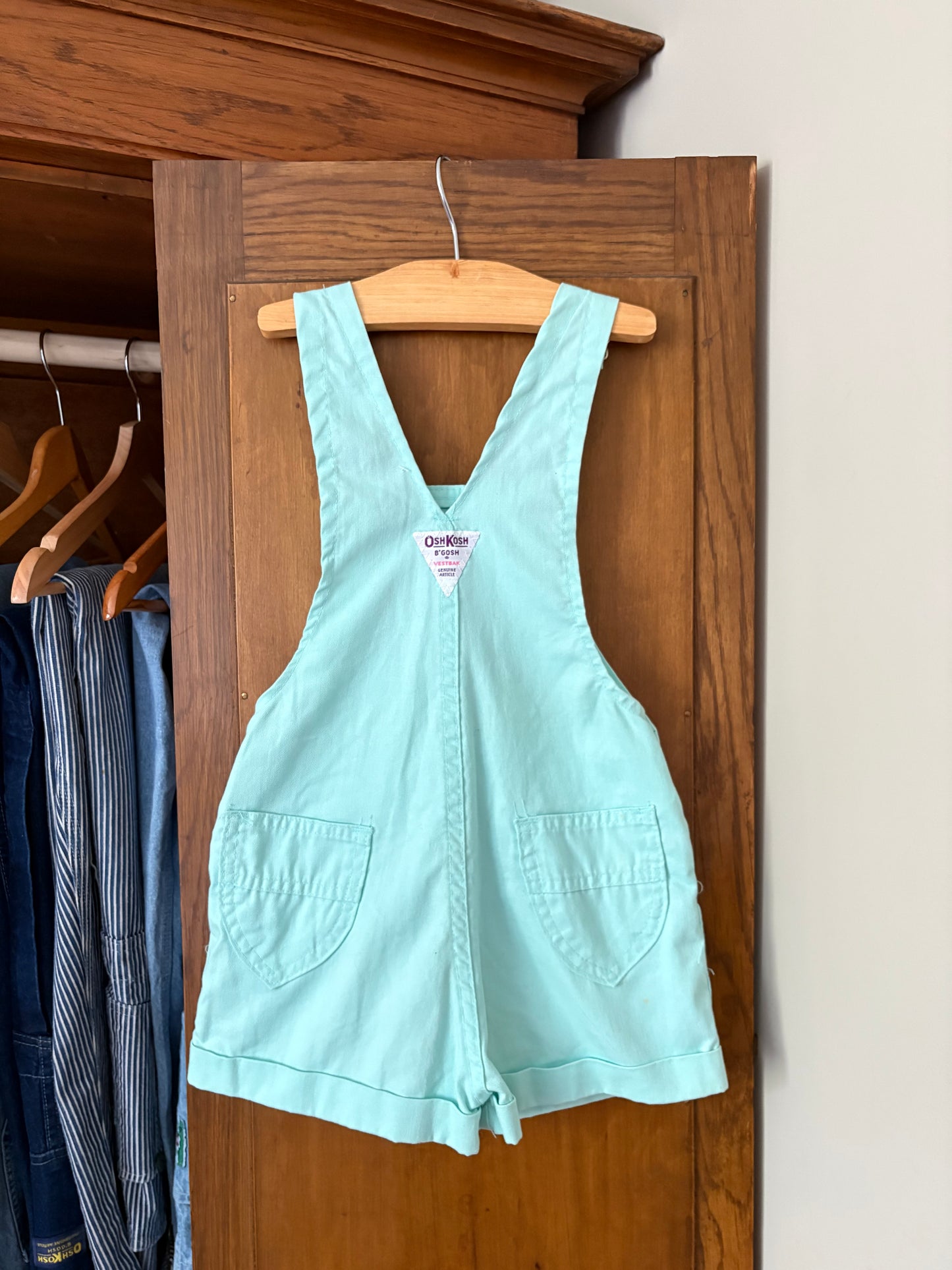 Salopette short Oshkosh vintage (4 ans)
