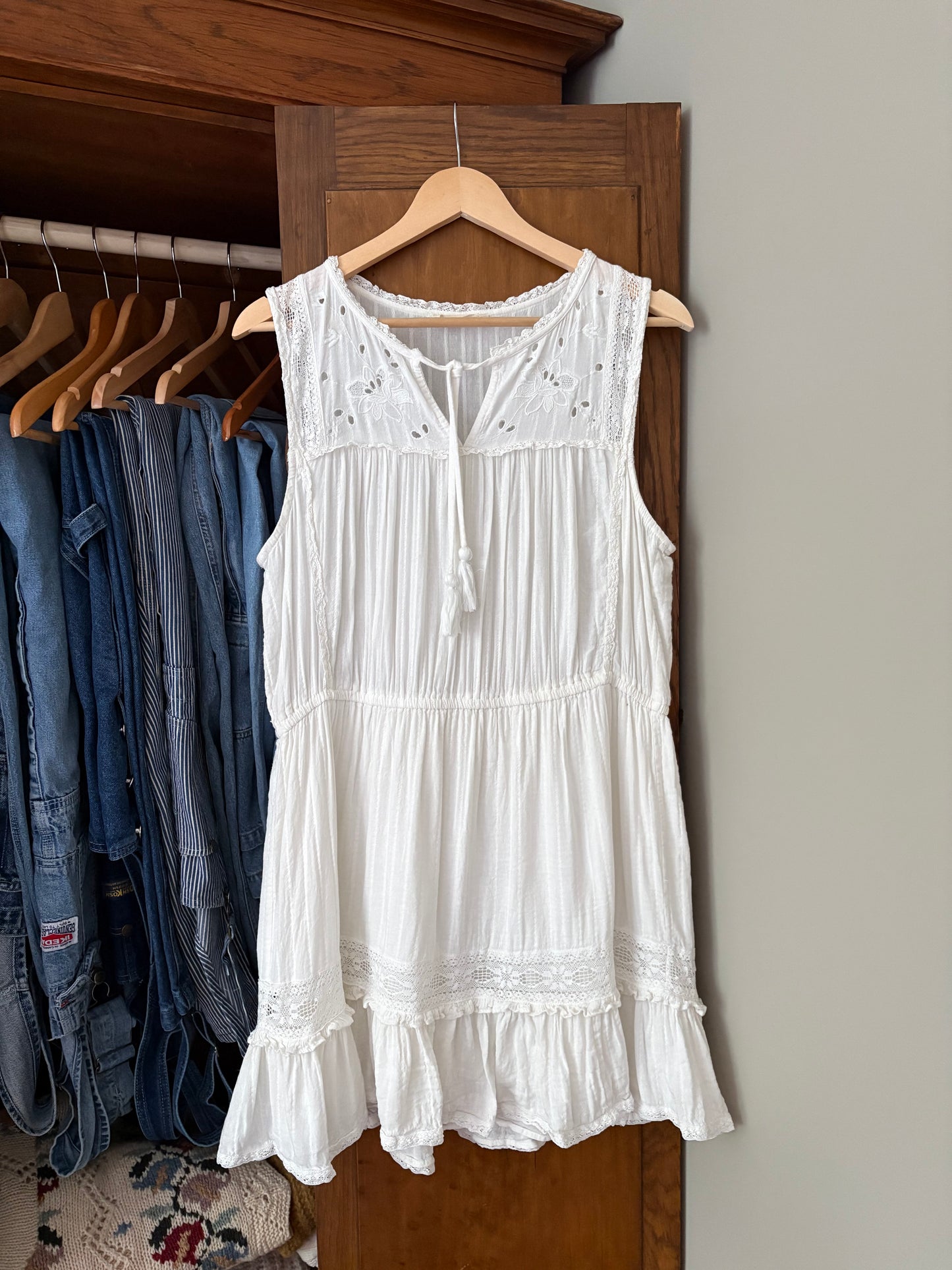 Robe blanche Lucky Brand (Large)