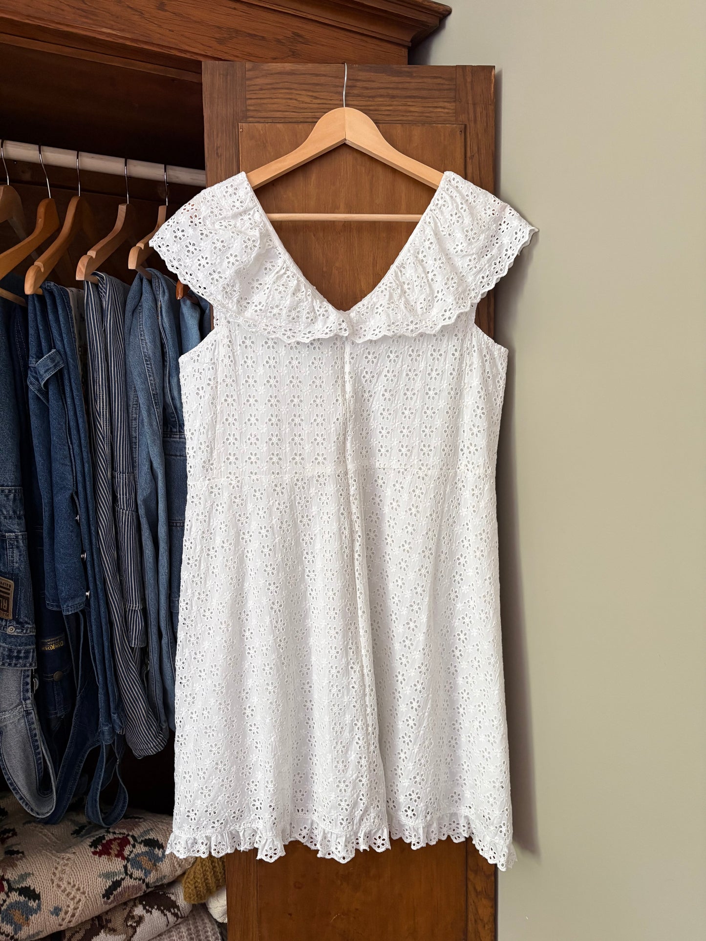 Robe blanche Hatley (Large)