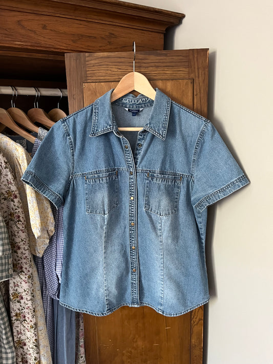 Chemise courte en denim (M/L)