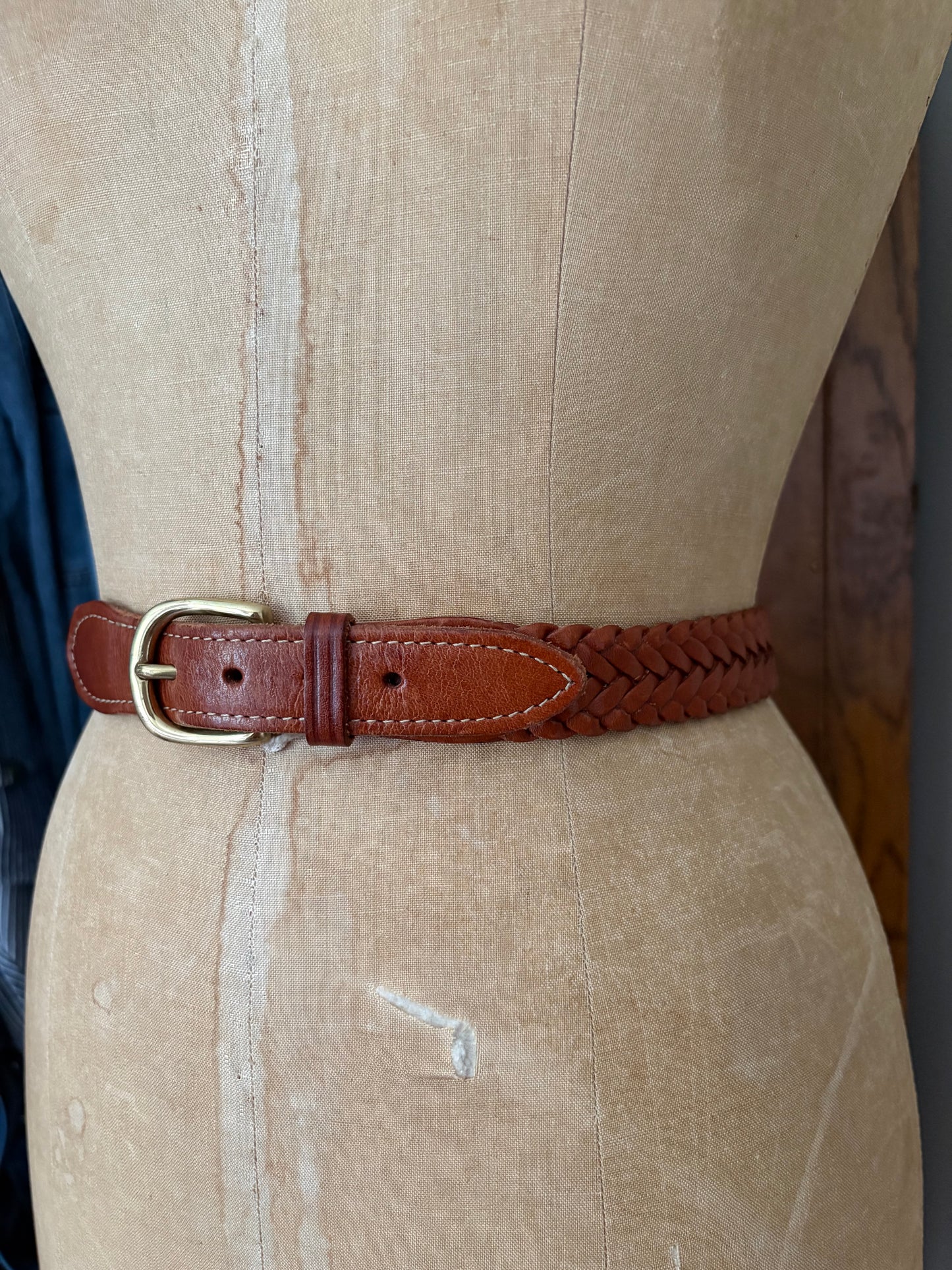 Ceinture en cuir brune (Médium)