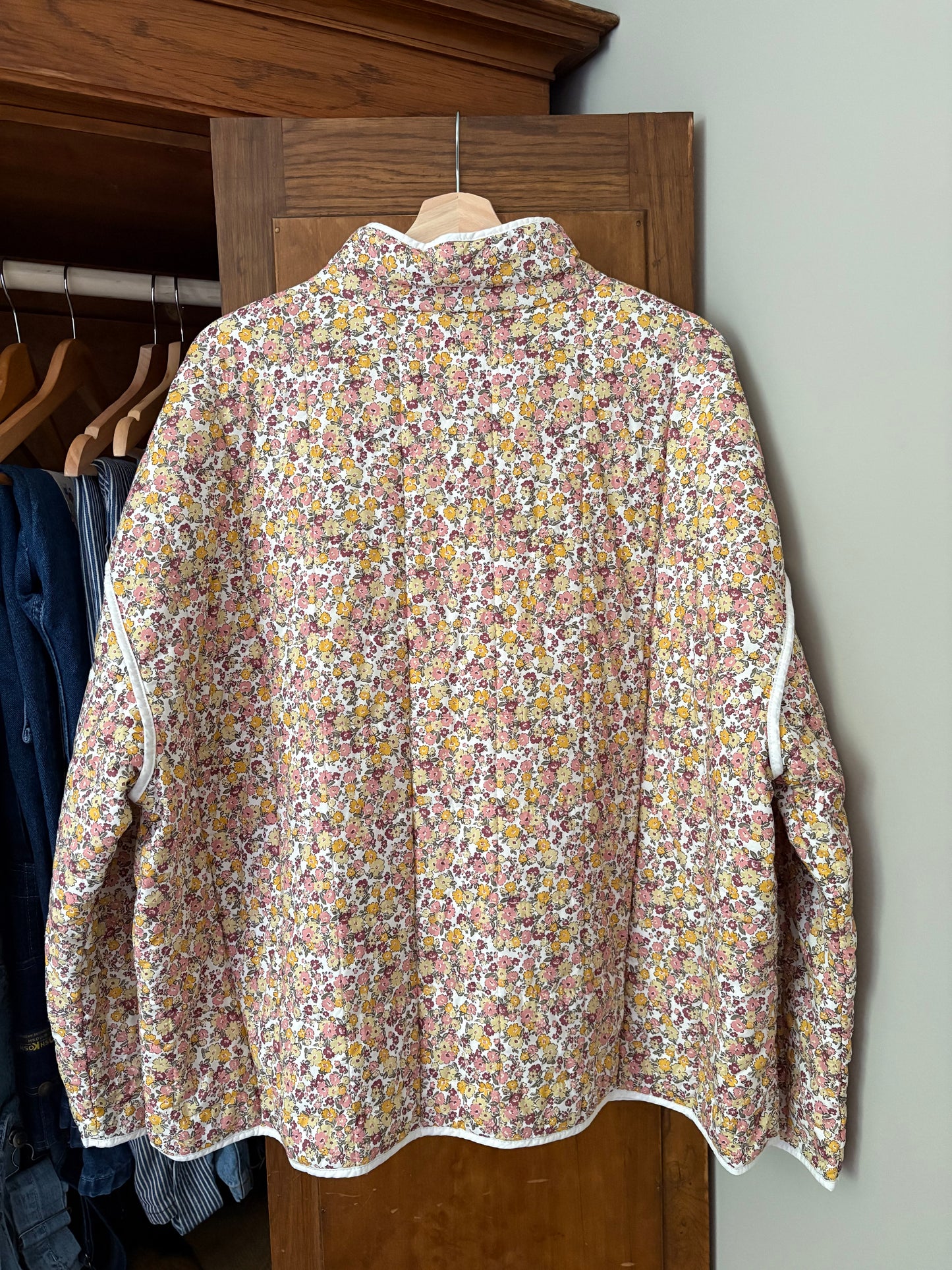 Manteau fleurie Matelassé (Xxlarge)