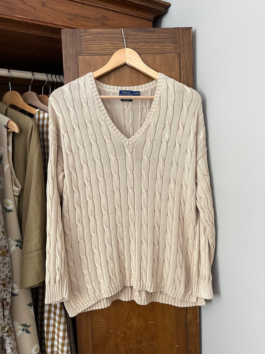 Tricot tressé Ralph Lauren (Médium)