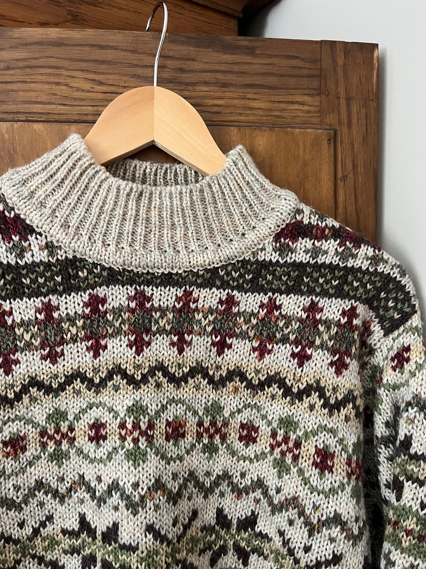 Tricot vintage motif hivernal (Small)