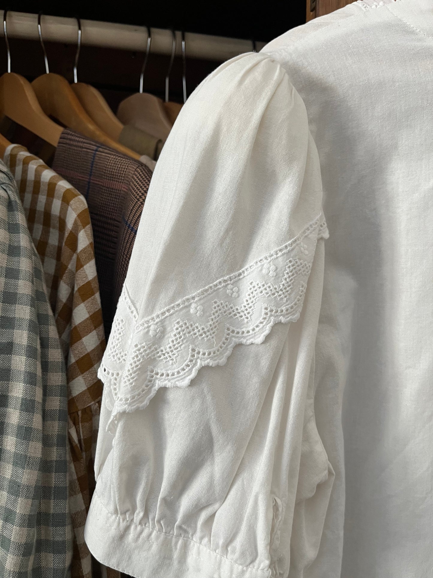 Chemise blanche dentelle (Xxlarge)