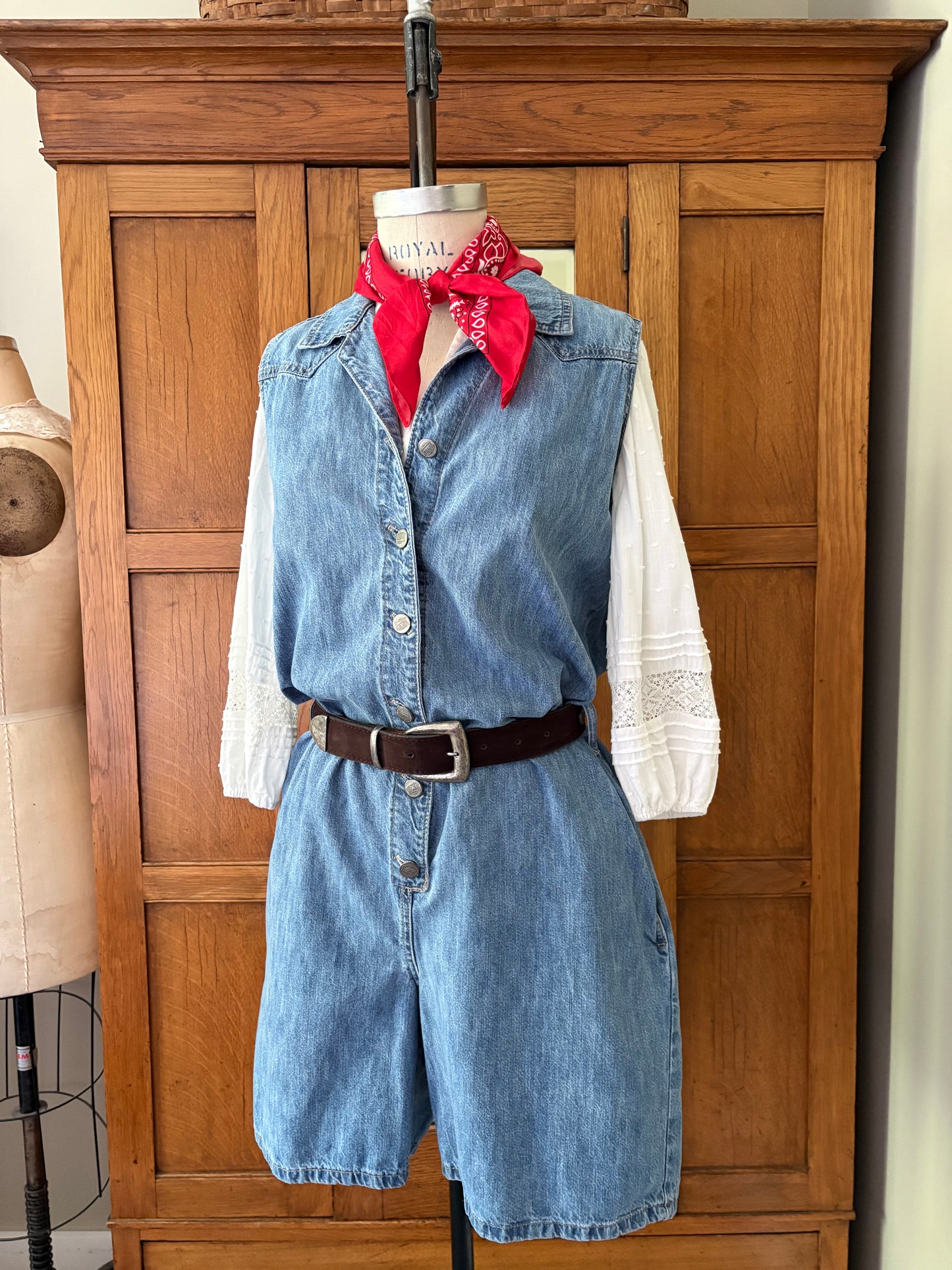 Combinaison en denim (Médium)