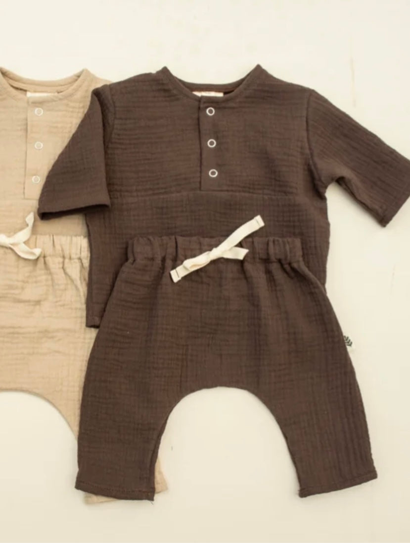 Ensemble en mousseline Les petites natures (18-24 mois)