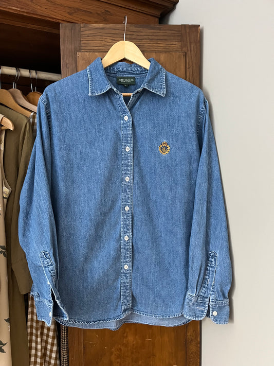 Chemise en denim vintage Ralph Lauren (Large)