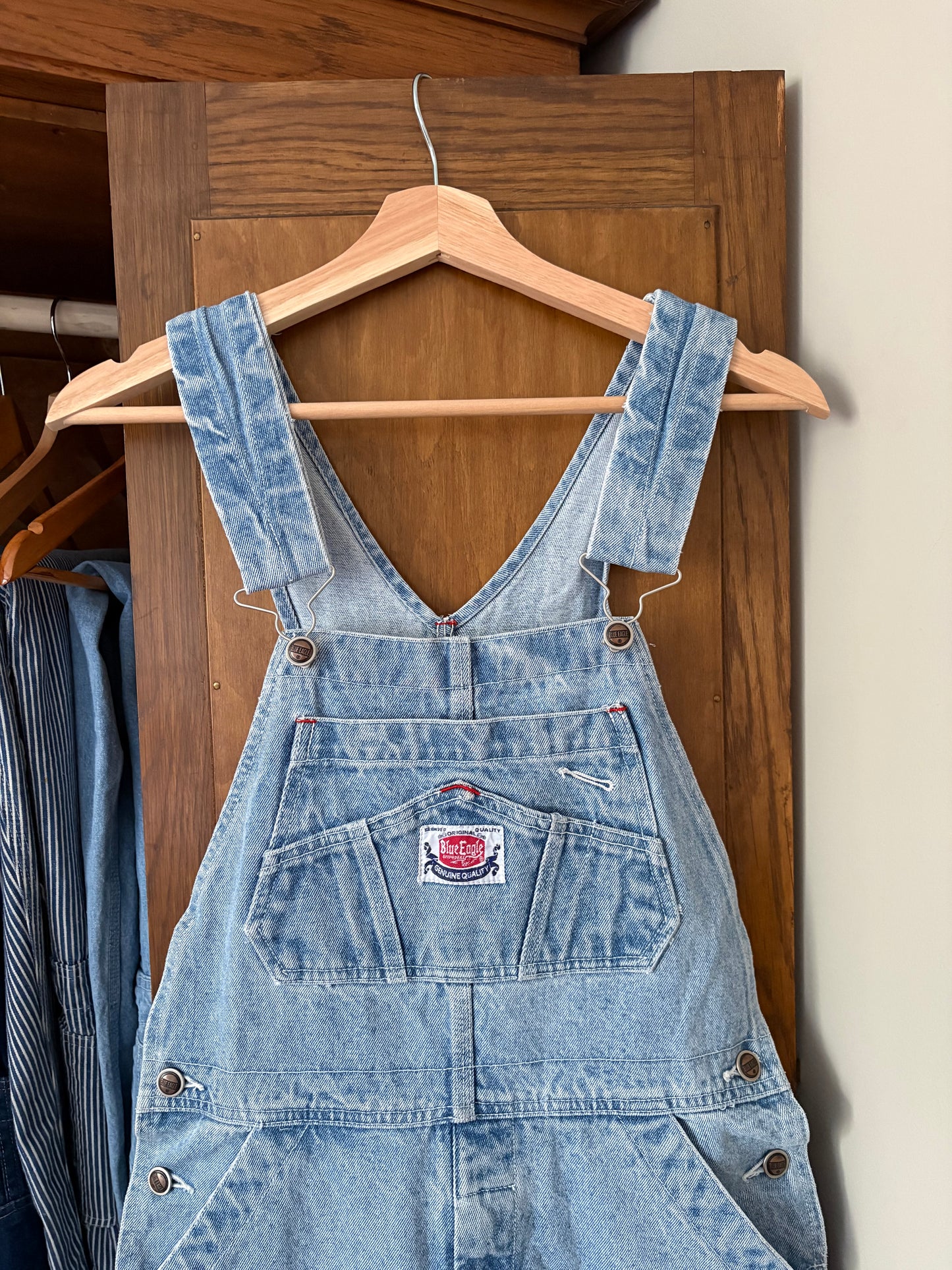 Salopette short vintage Blue Eagle (Small)