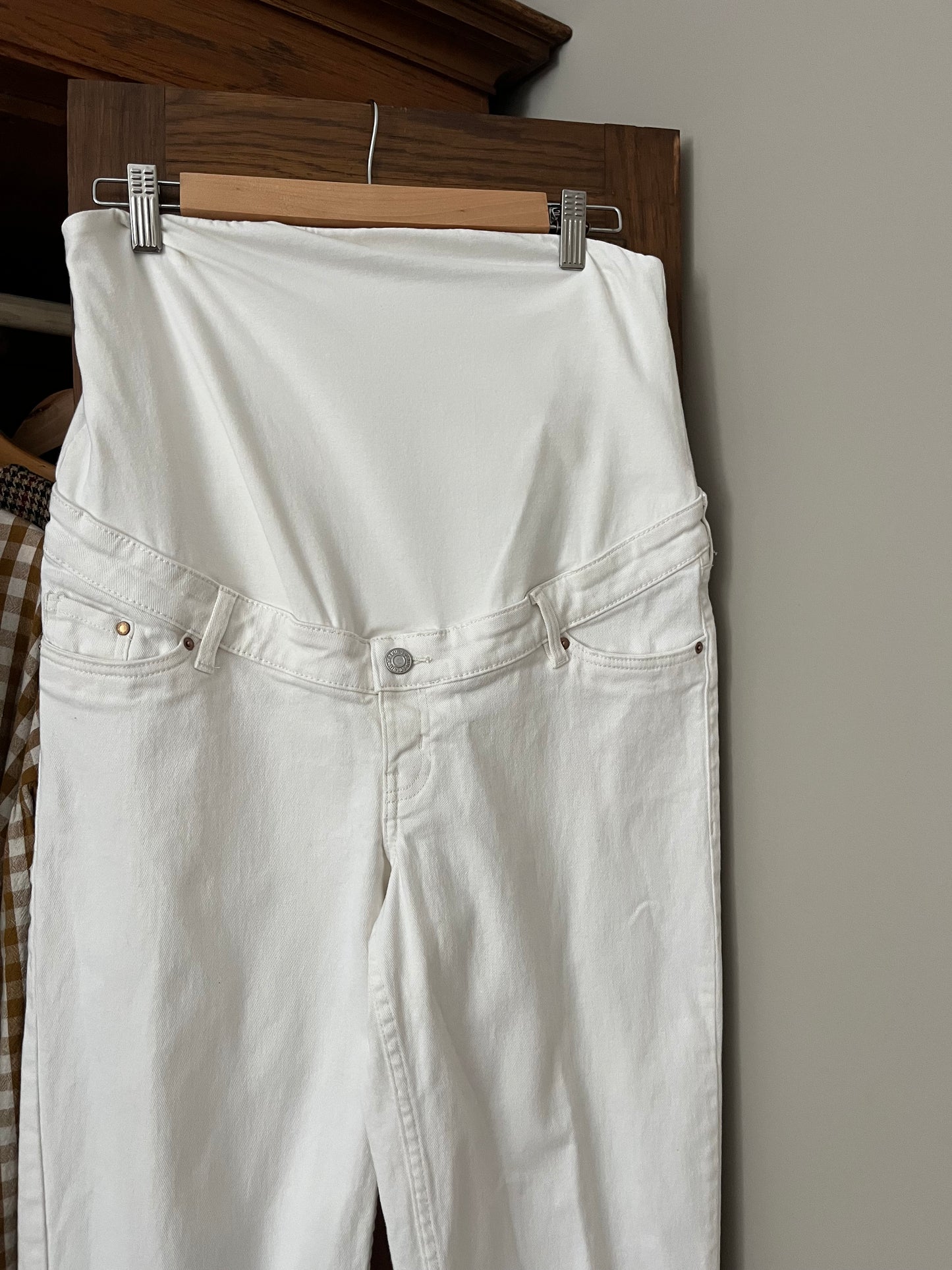 Jeans blanche maternité H&M (S/M)