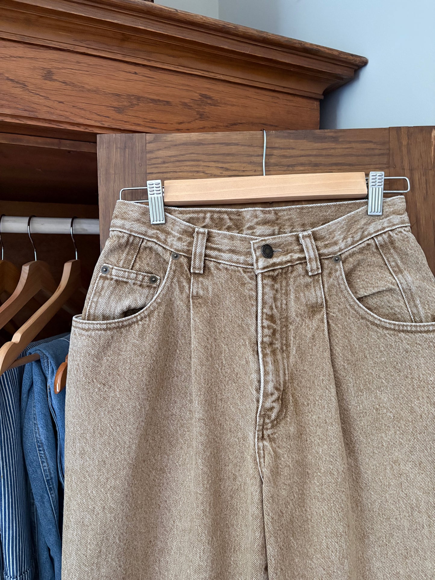 Jeans vintage à taille haute (Small)