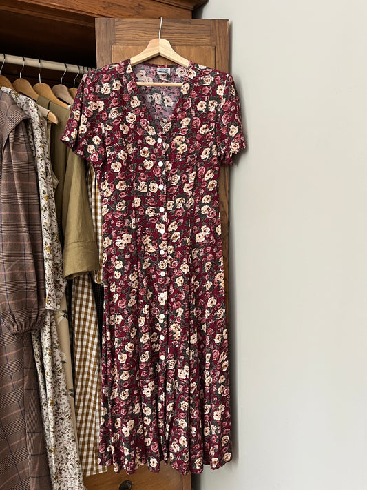 Robe fleurie vintage (Médium)