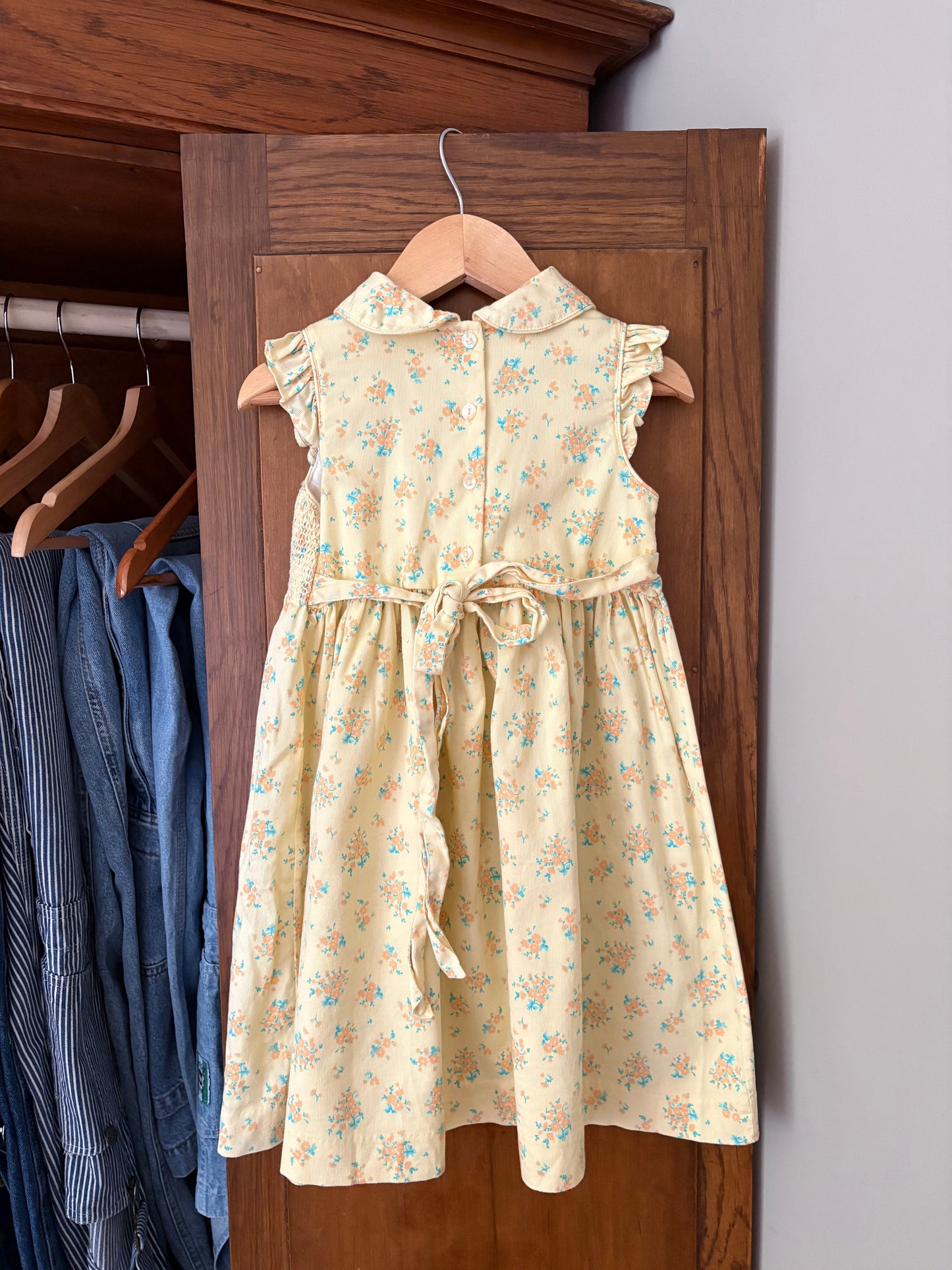 Robe fleurie vintage Laura Ashley (3 ans)