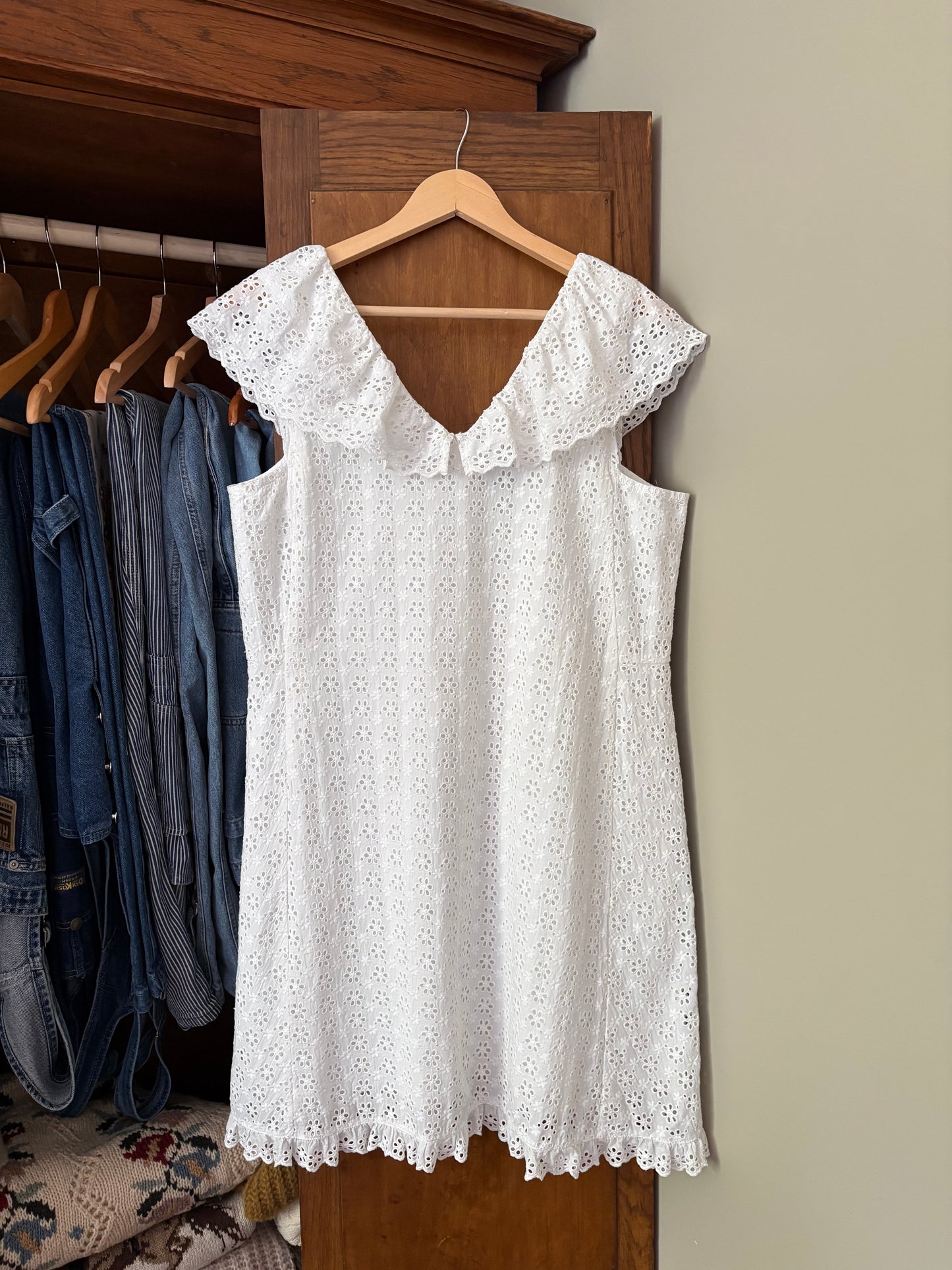 Robe blanche Hatley (Large)