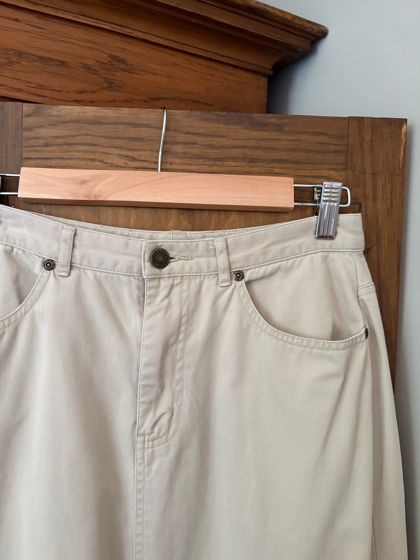 Jupe longue beige Eddie Bauer (Small)