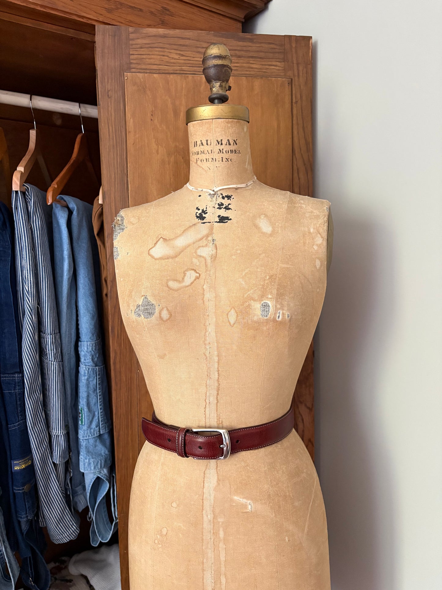 Ceinture en cuir véritable (Médium)
