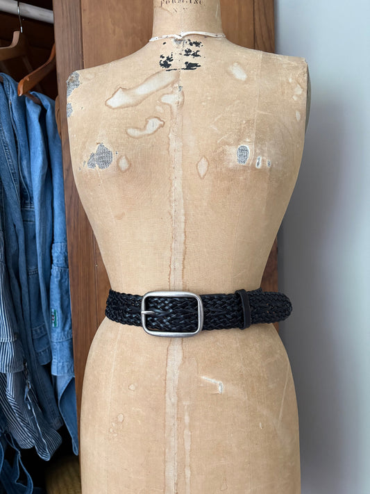 Ceinture en cuir tressée Levis (Médium)