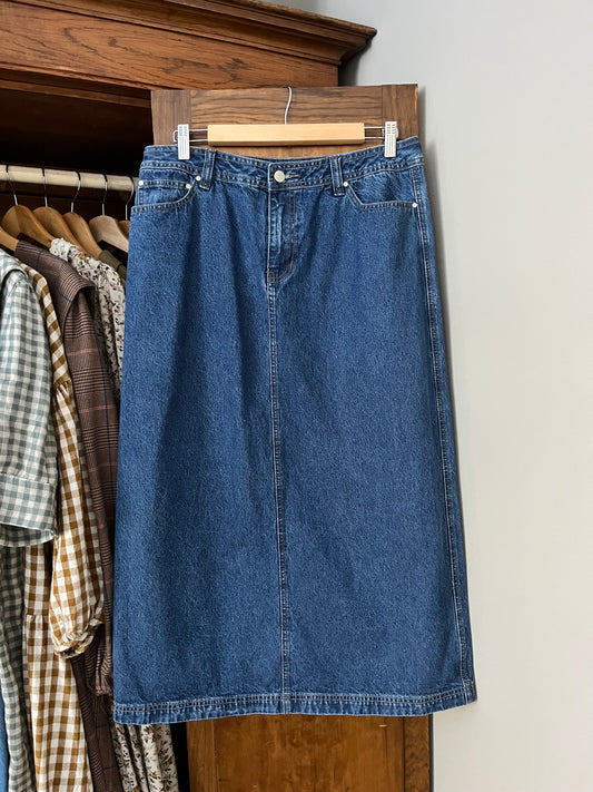 Jupe longue en denim (Large)
