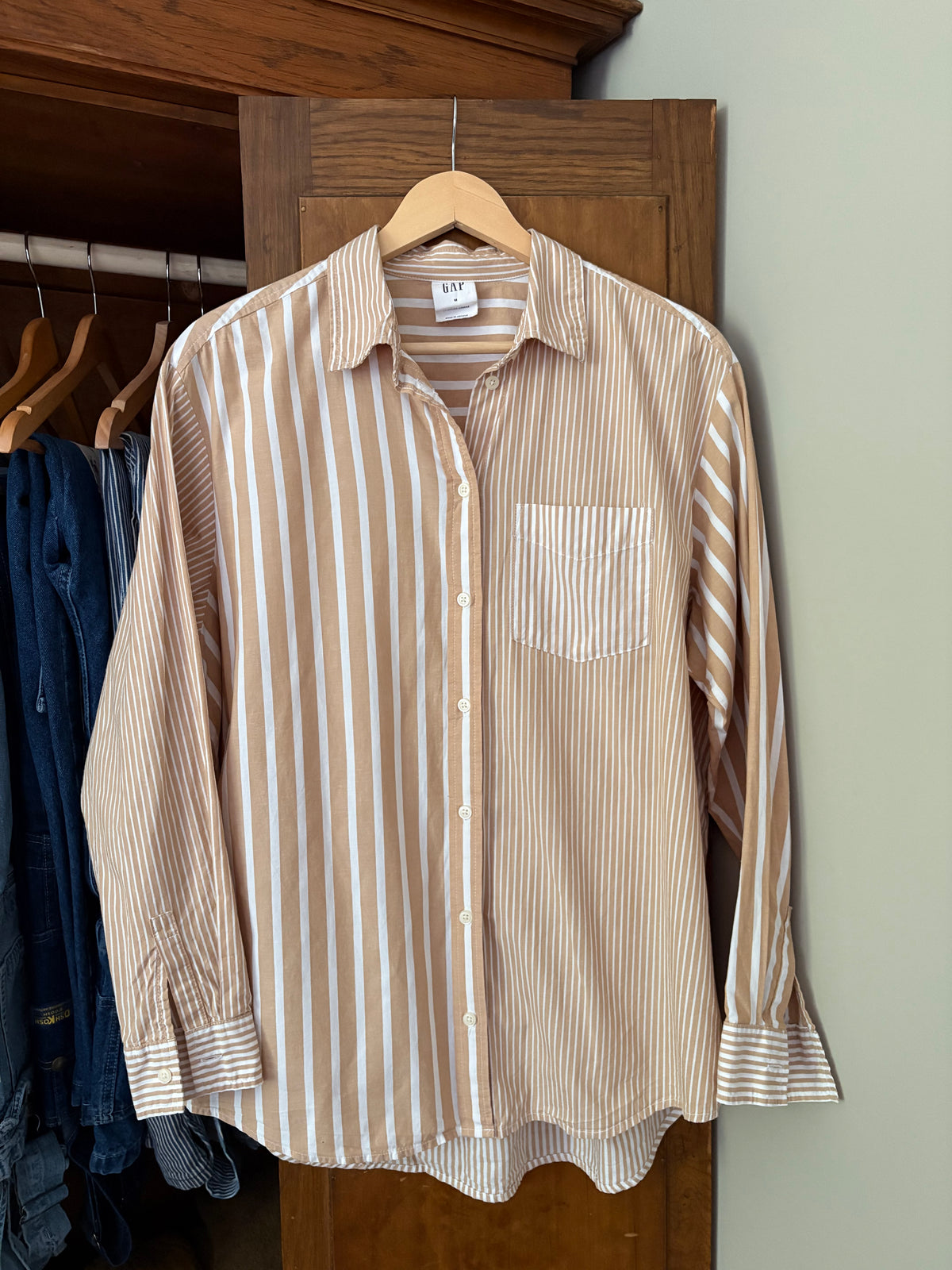 Chemise lignée oversize GAP (M/L)