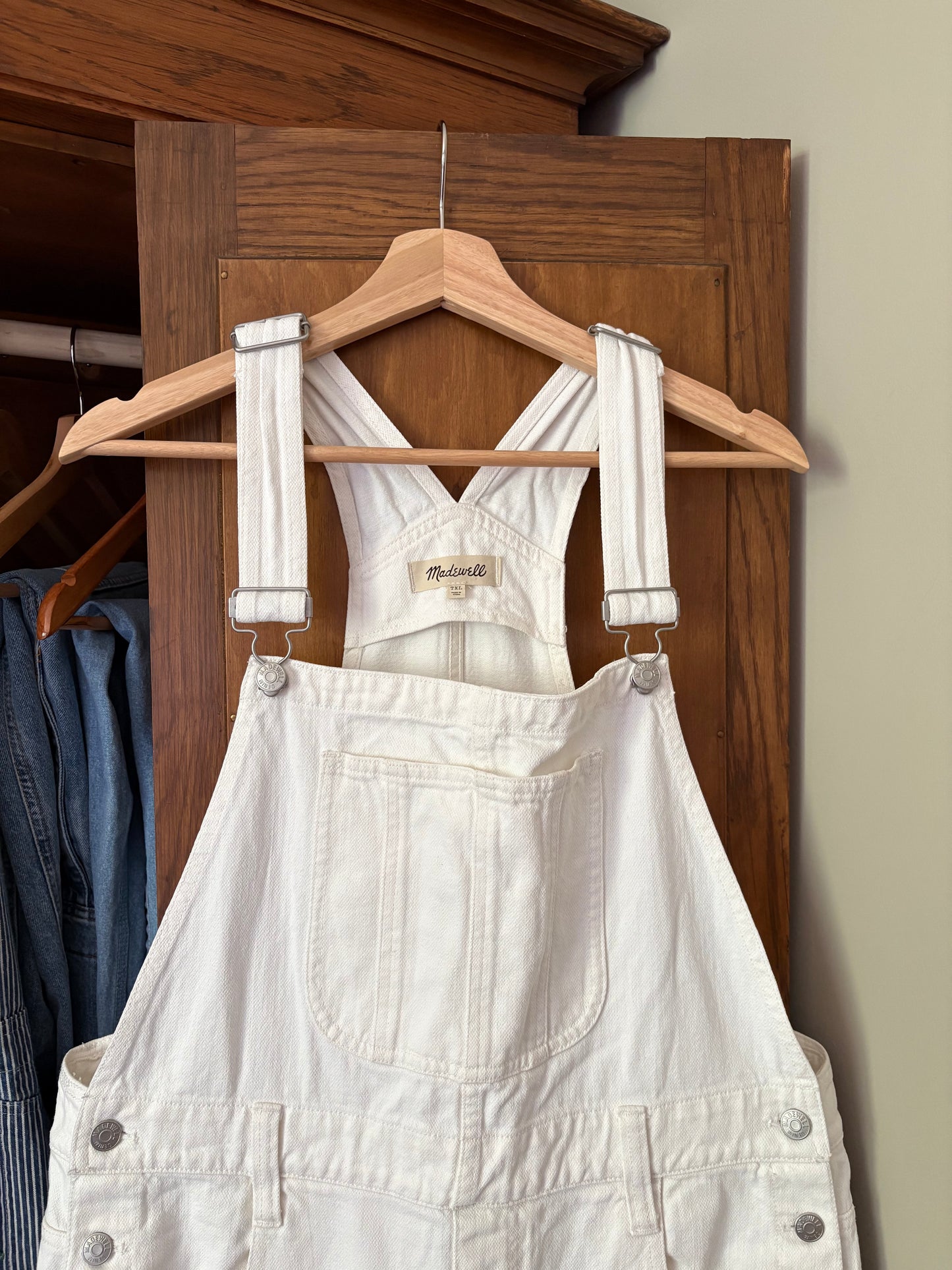 Salopette *très longue* blanche Madewell (Xlarge)