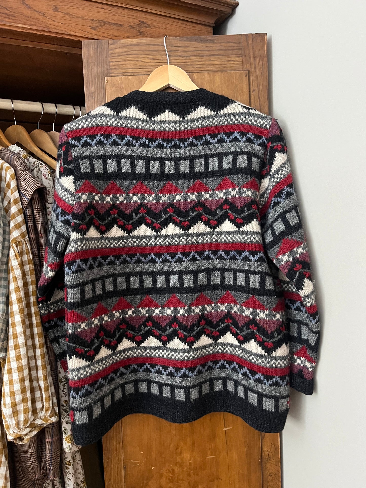 Tricot en laine vintage Point Zéro (Small)