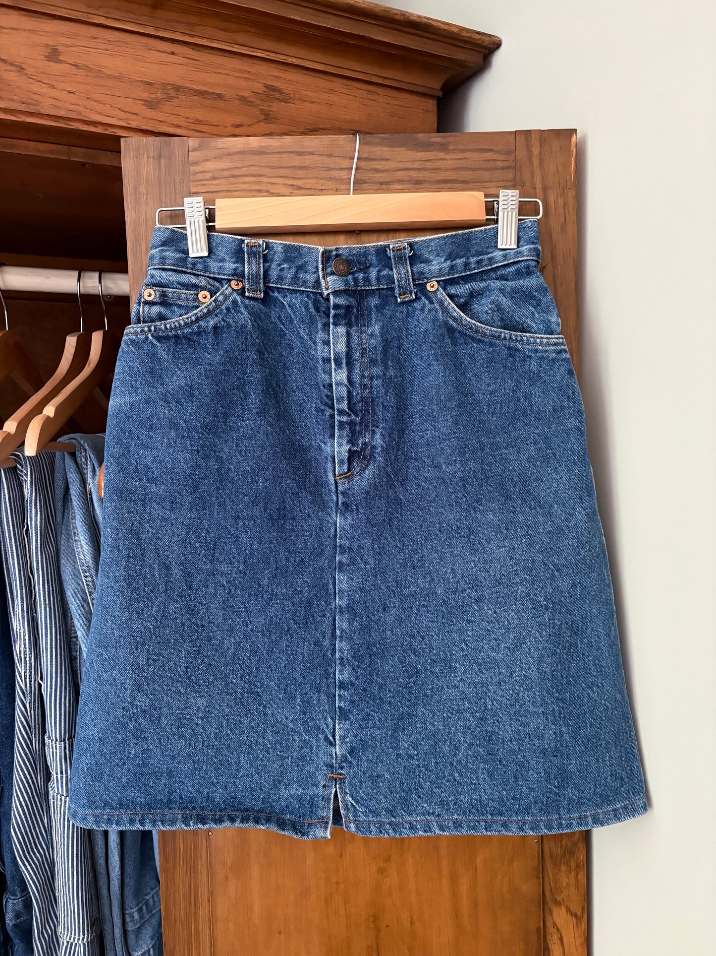 Jupe en denim vintage Levis (Xs/S)
