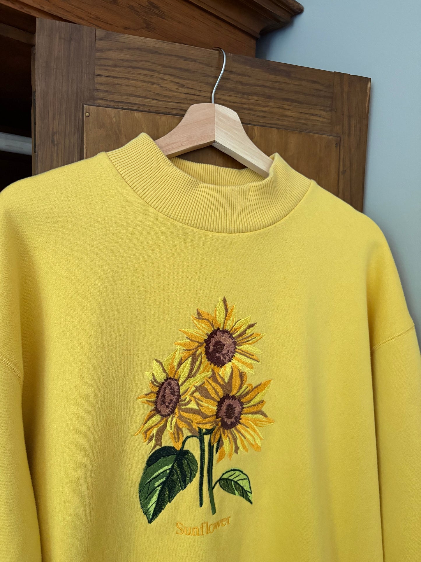 Crewneck jaune tournesol (M/L)