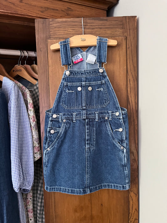 Robe salopette en denim (6 ans)