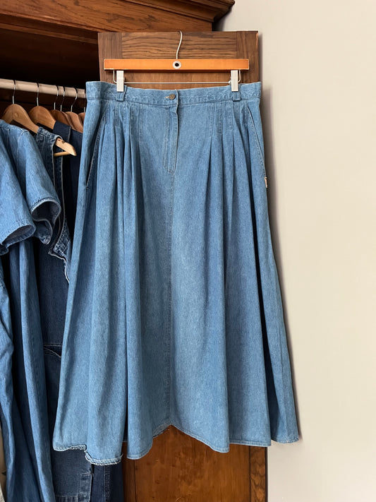 Jupe vintage en denim (L/XL)