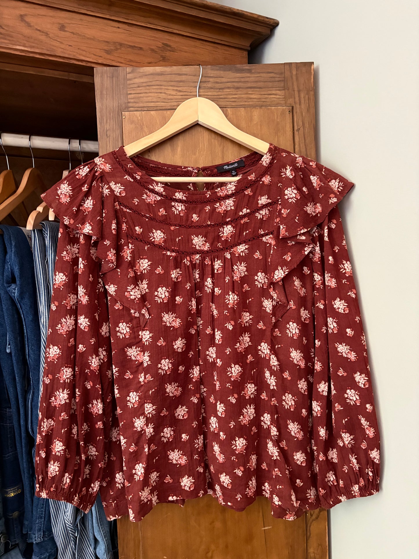 Blouse fleurie Madewell (Xlarge)