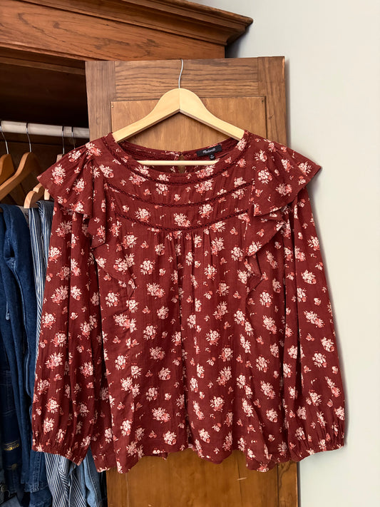 Blouse fleurie Madewell (Xlarge)