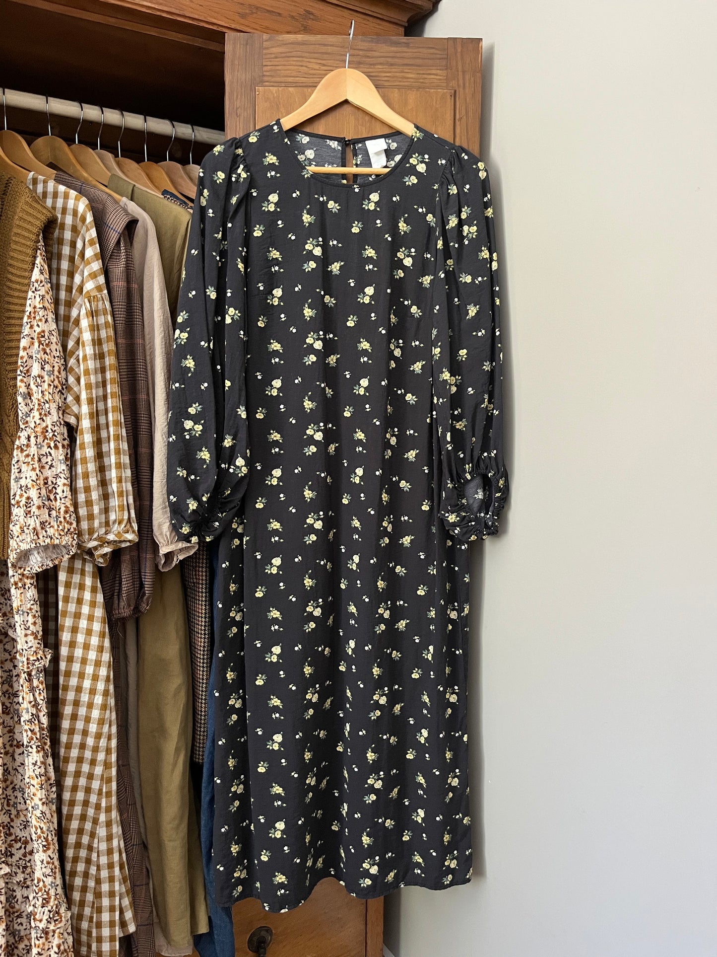 Robe longue fleurie H&M (Small)