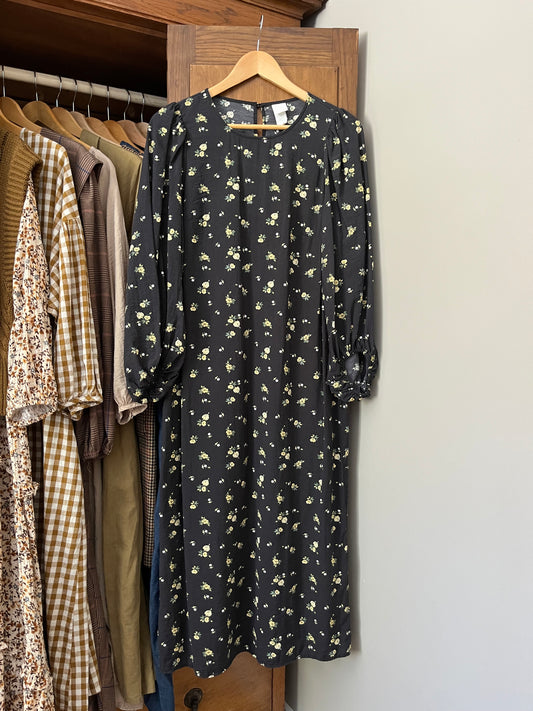 Robe longue fleurie H&M (Small)