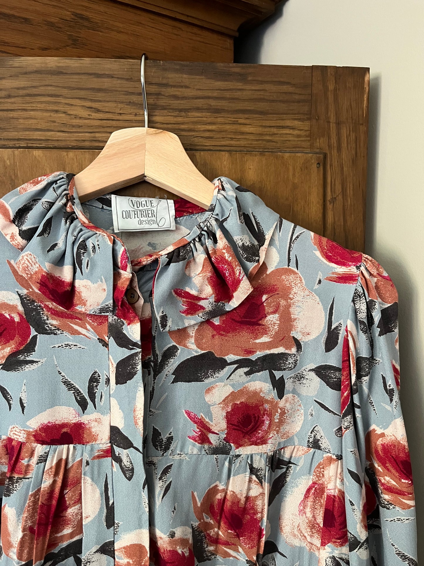 Chemise fleurie vintage (Xsmall)