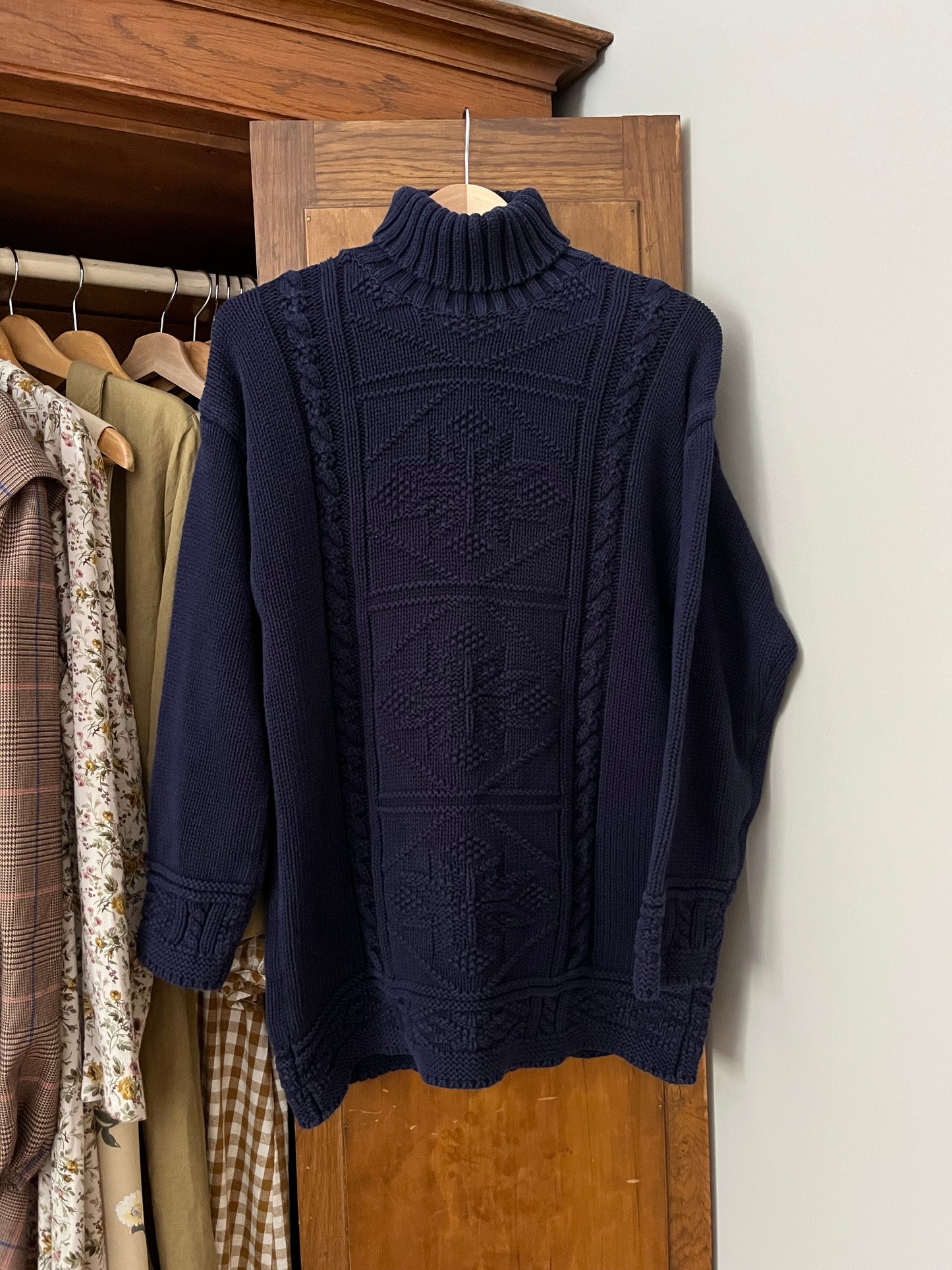 Tricot marine motif hivernal (Small)
