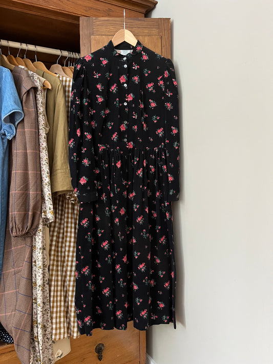 Robe fleurie vintage Laura Ashley (Médium)