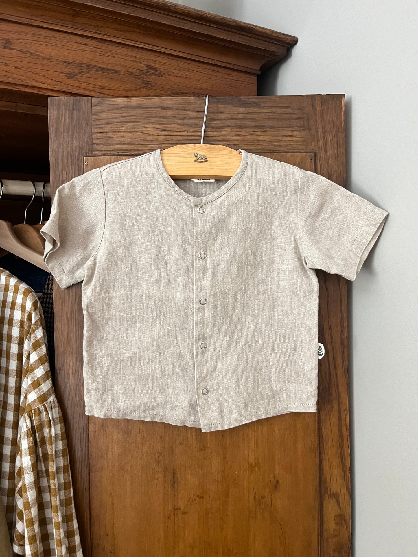 Chemise en lin Les petites natures (12-18 mois)