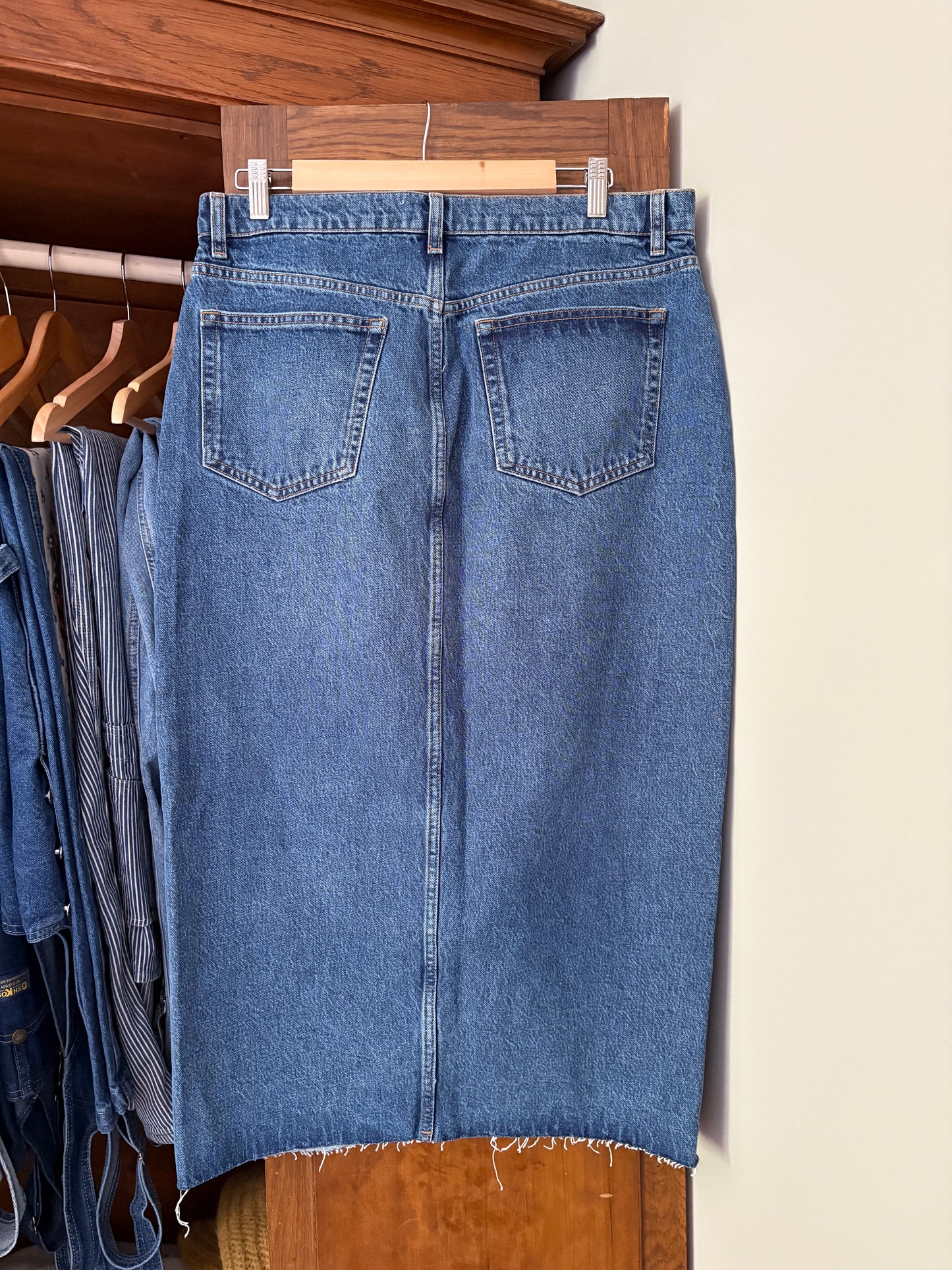 Jupe en denim de la marque Reformation (Large) * Neuve