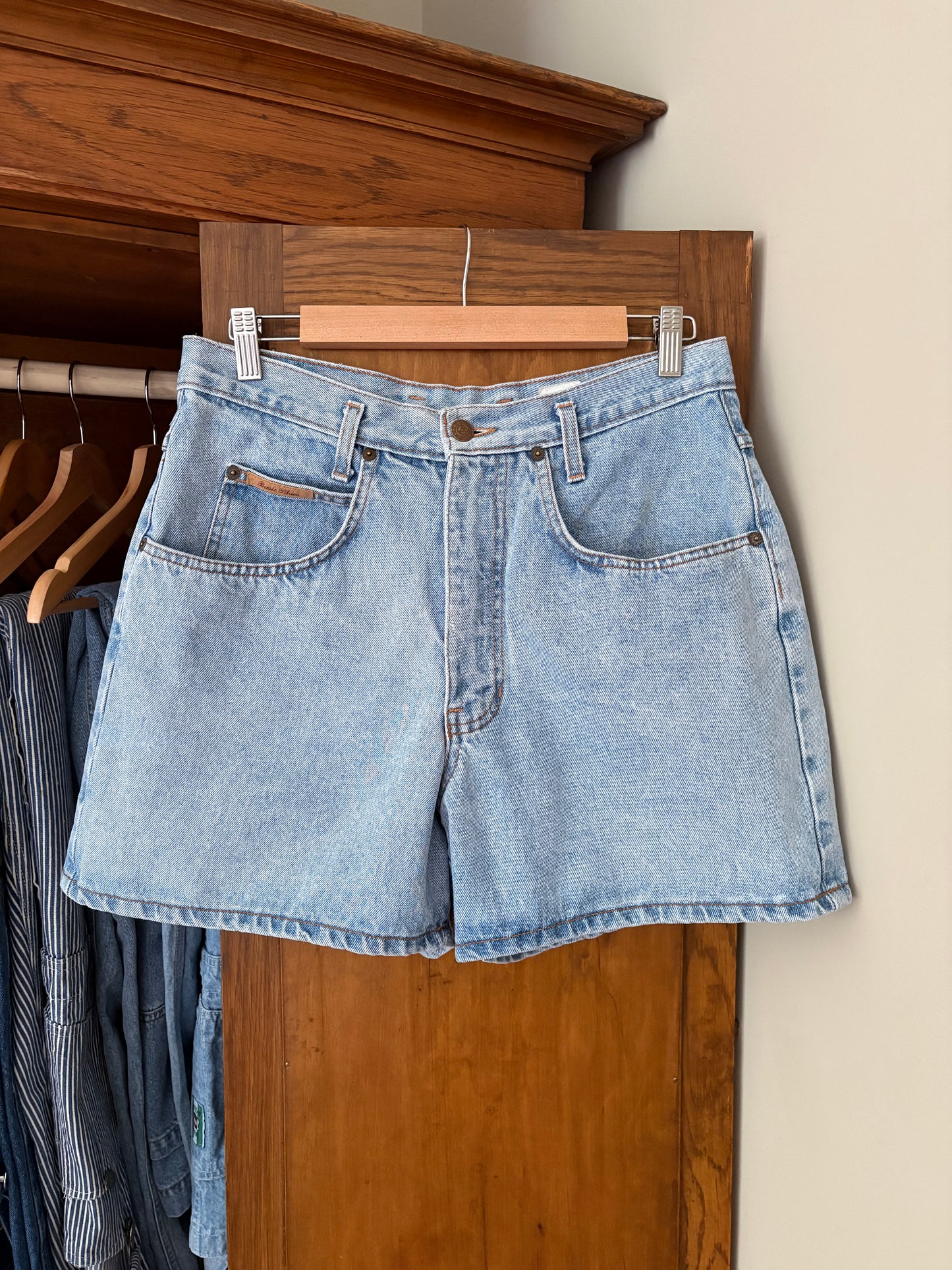 Short en denim vintage Hollywood (Médium)