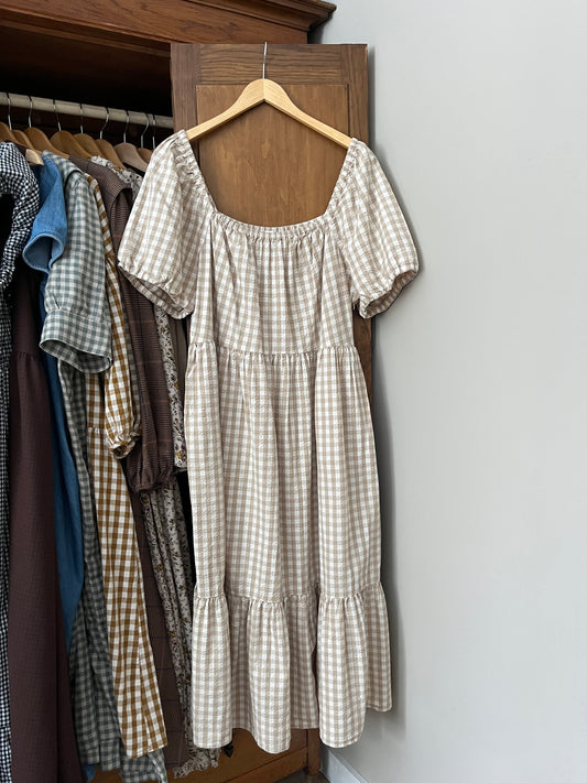 Robe longue vichy J.Crew (L/Xl)