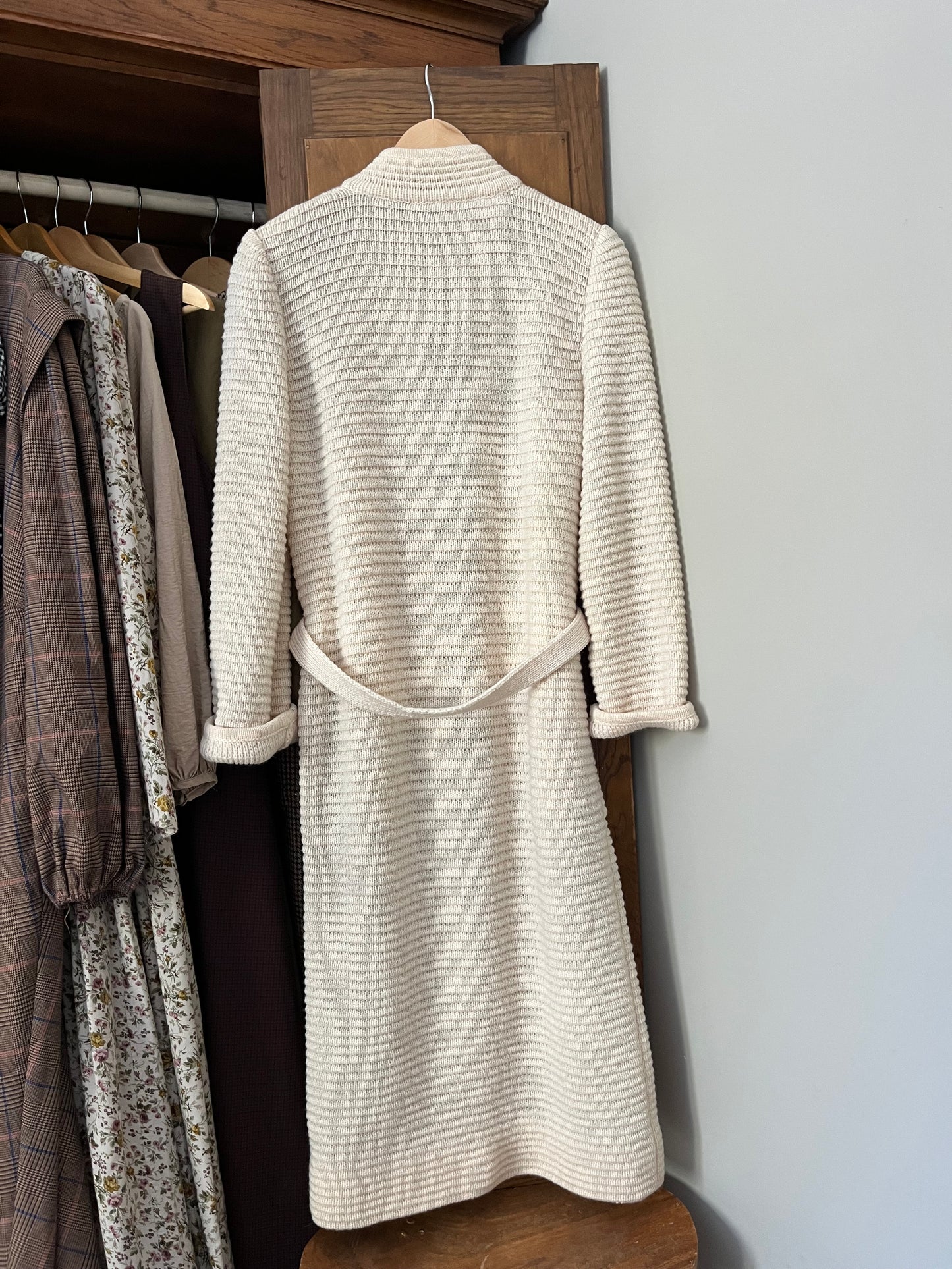 Longue veste en laine (S/M)