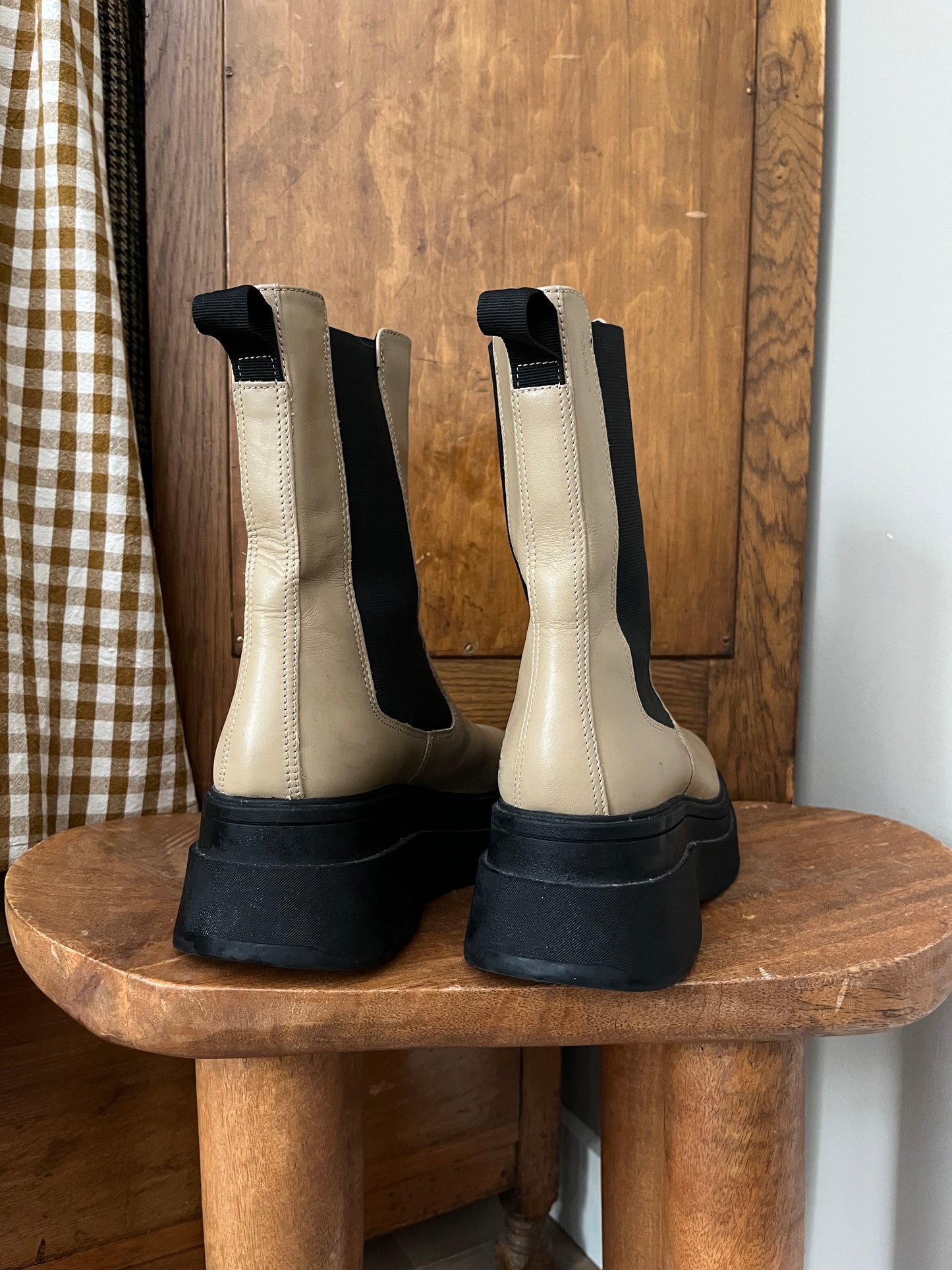 Bottes beige Vagabond (Pointure 6.5)