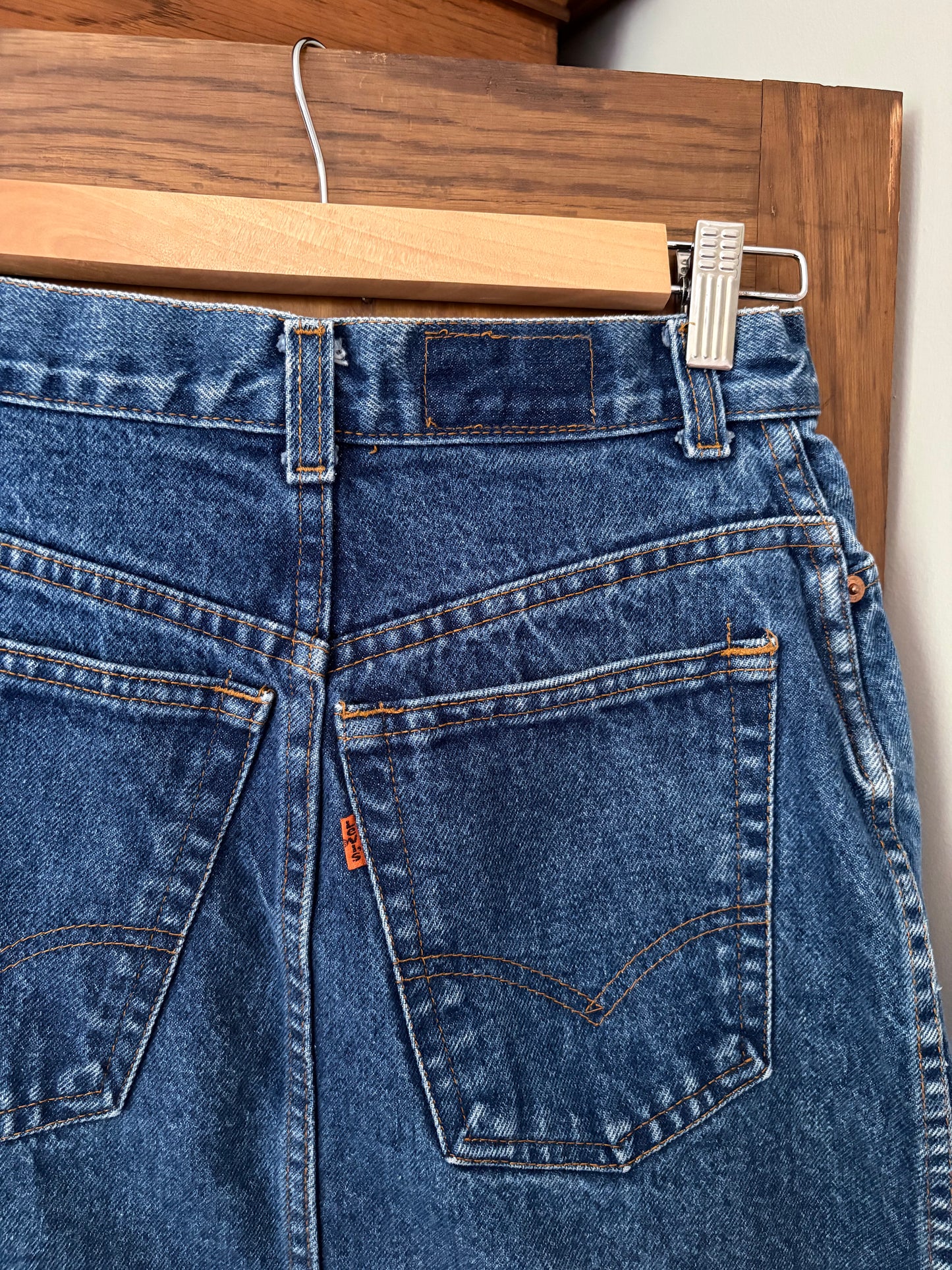 Jupe en denim vintage Levis (Xs/S)