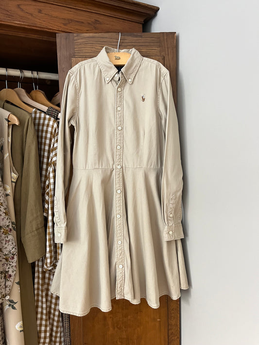 Robe beige Ralph Lauren (12 ans)