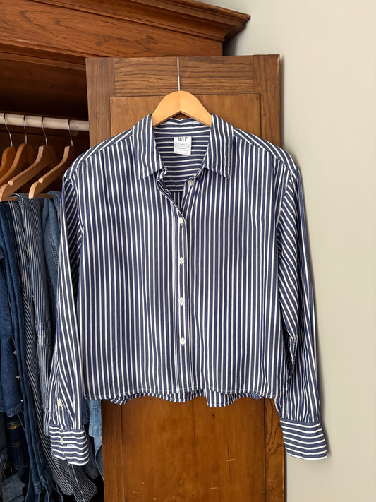 Chemise lignée crop GAP (Médium)