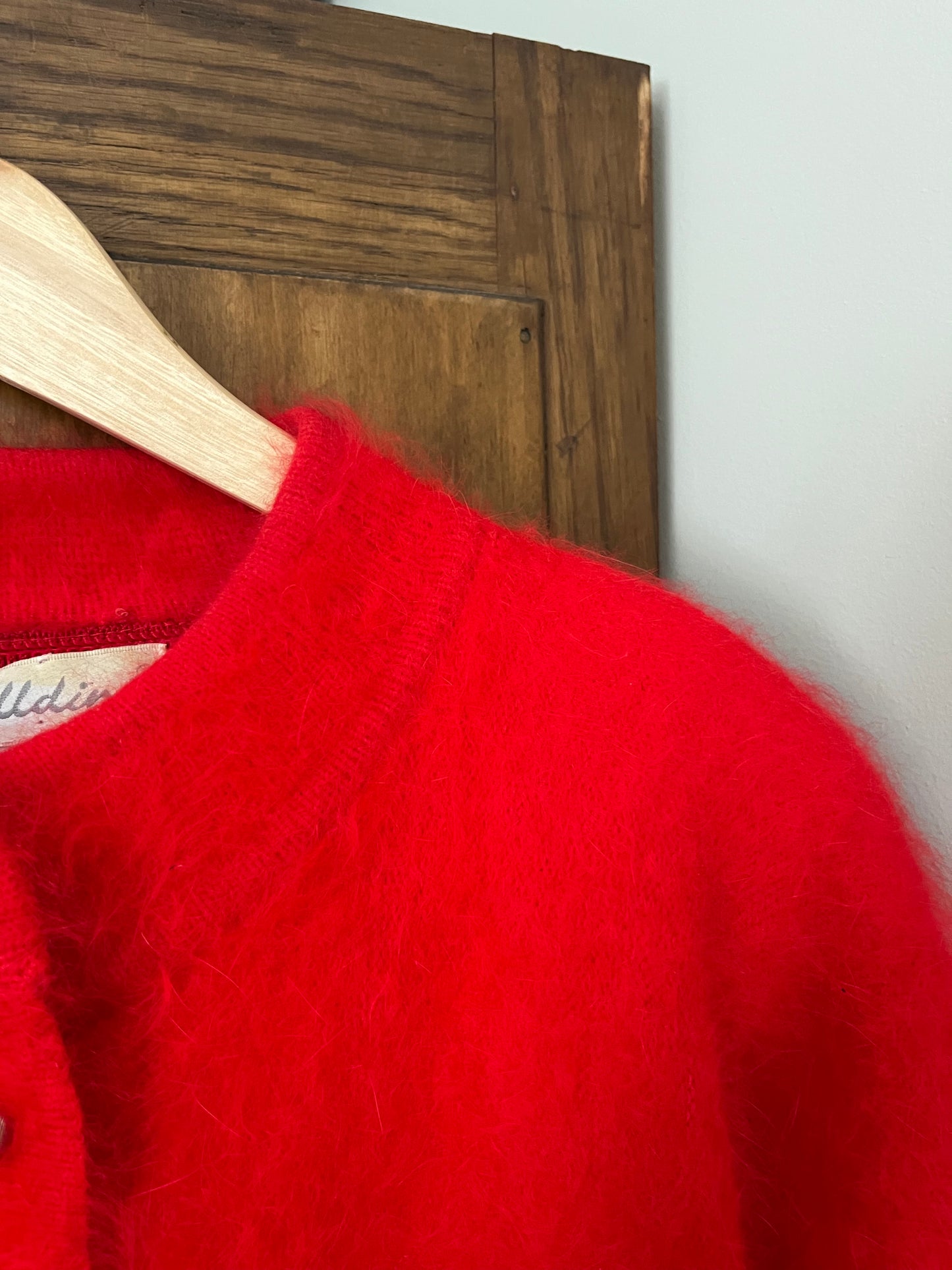 Cardigan angora vintage (Médium)
