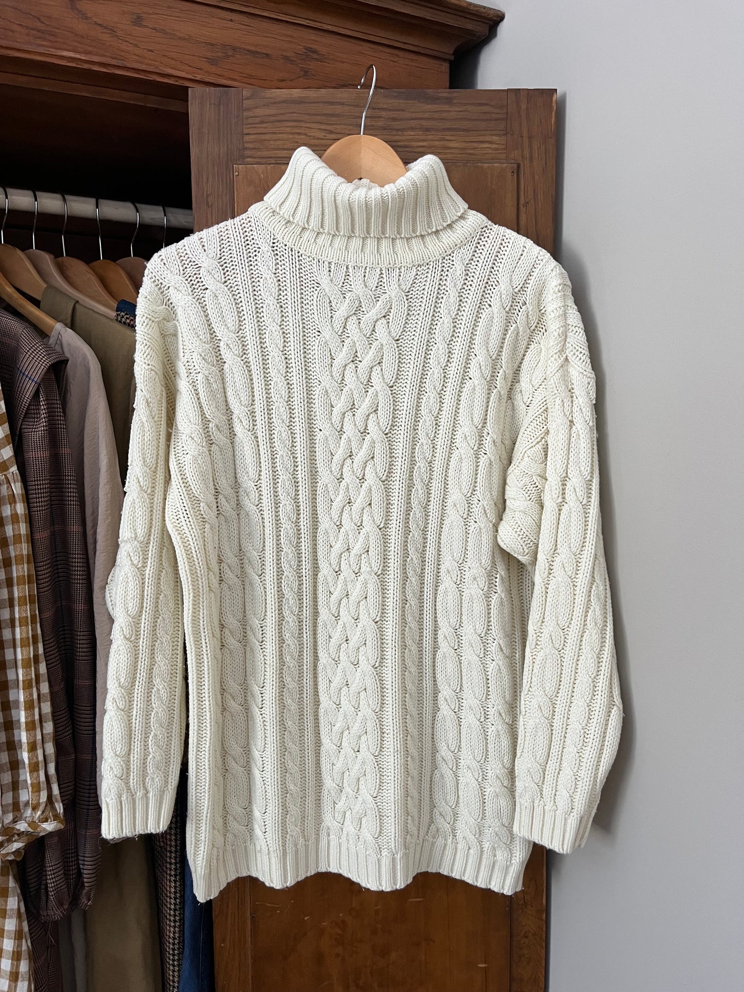 Tricot crème Fisherman (Medium) *Tel quel
